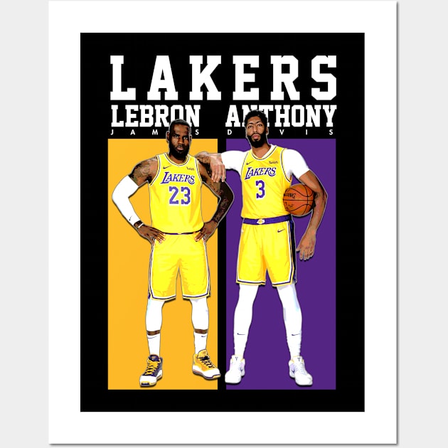 lakers tandem Wall Art by 10thstreet